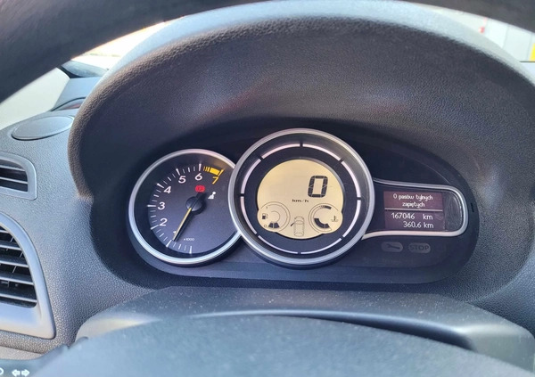 Renault Megane cena 21500 przebieg: 167000, rok produkcji 2011 z Koszalin małe 46